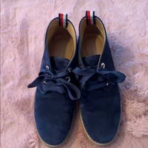 Tommy Hilfiger Booties Size 8 Worn Once Blue Suede